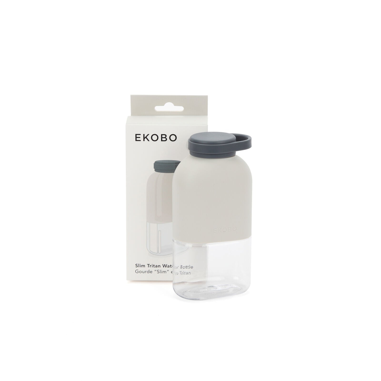 Slim Tritan Water Bottle 350ml Cloud / Storm EKOBO