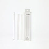 Set of Reusable Silicone Straws EKOBO