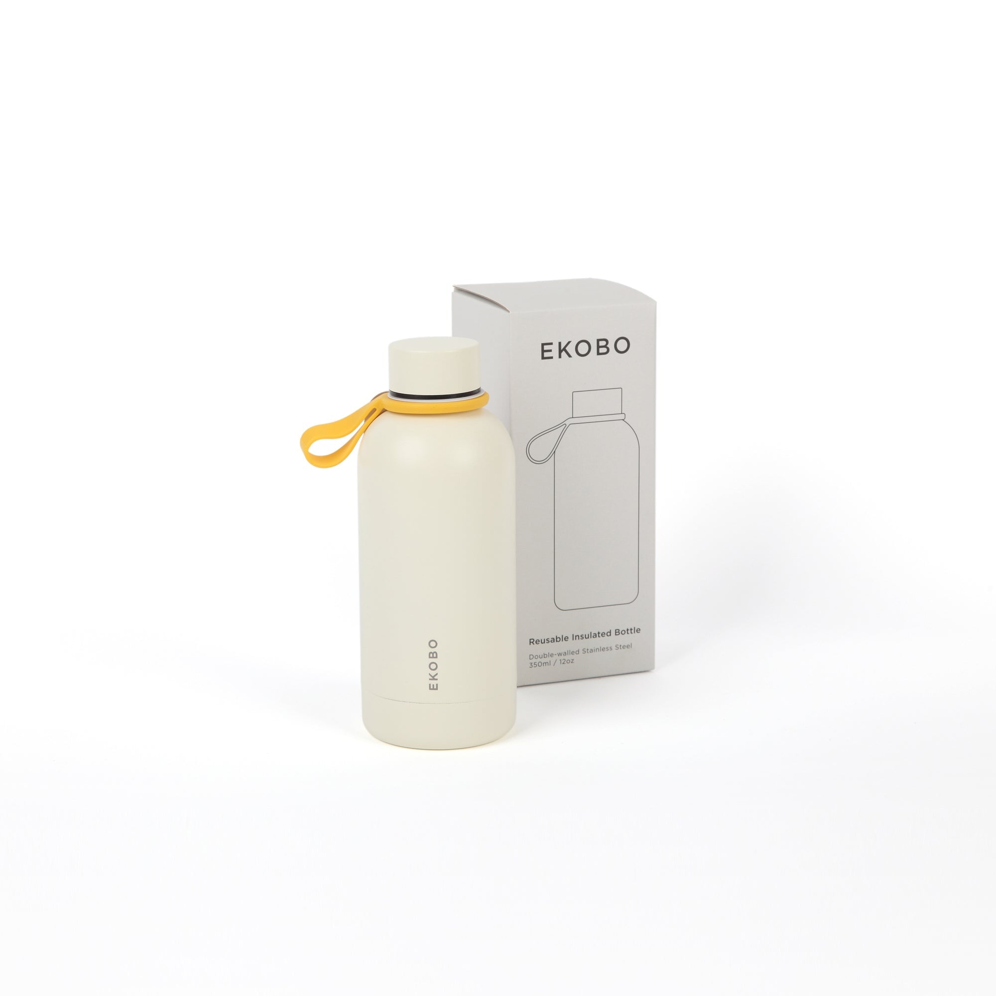 Insulated Reusable Bottle 35cl - Ivory EKOBO