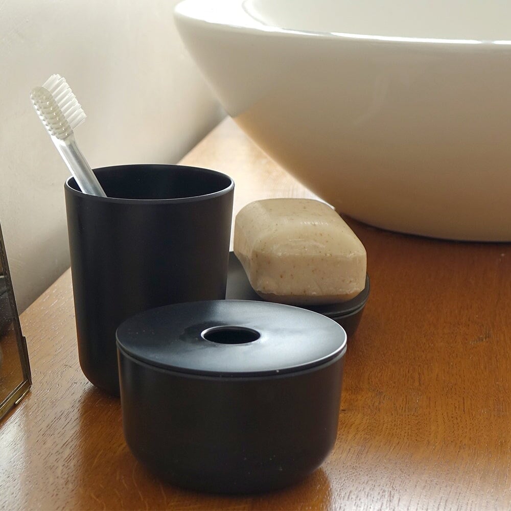 Bathroom Counter Set - Black EKOBO