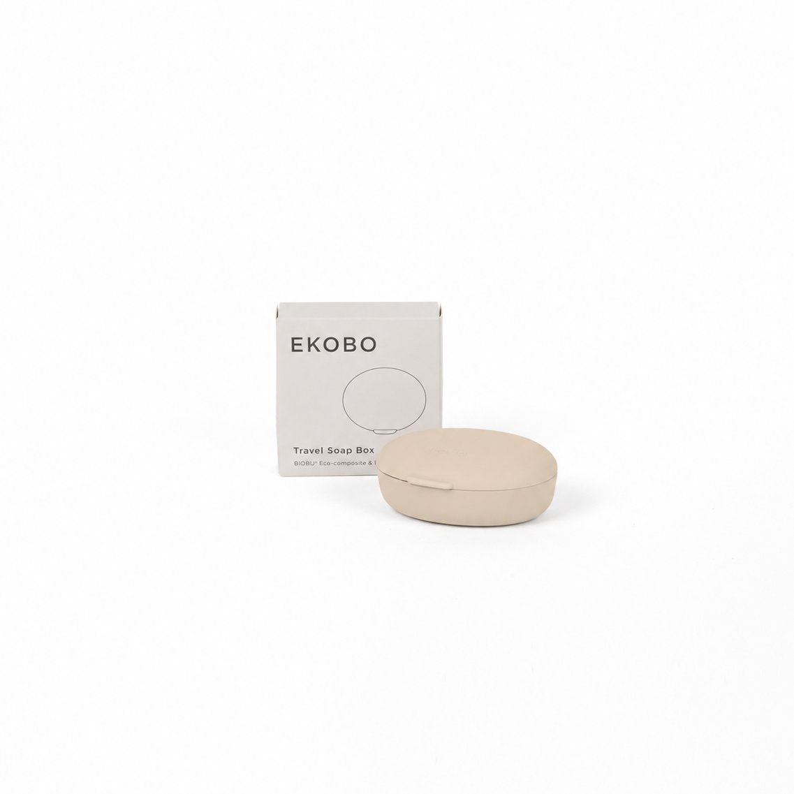 Oval Travel Soap Box - Sand EKOBO