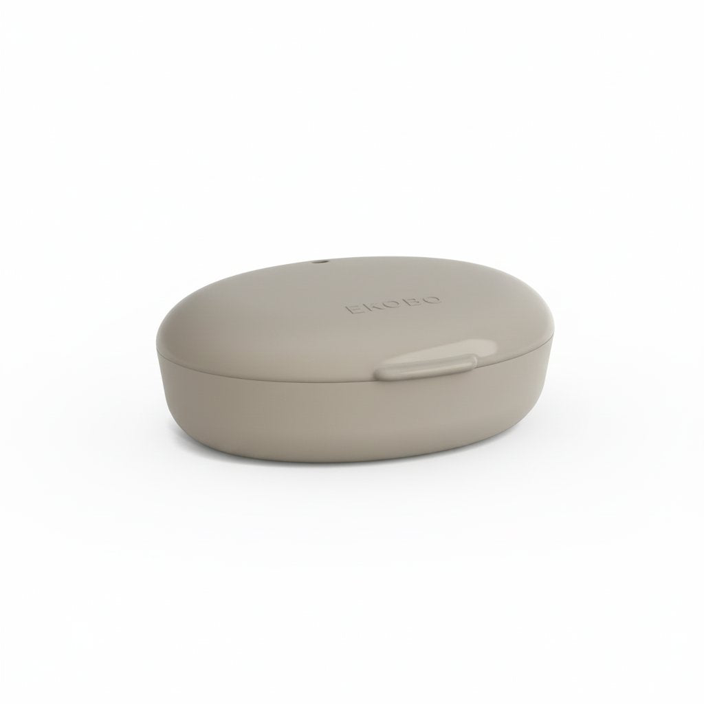Oval Travel Soap Box - Stone EKOBO