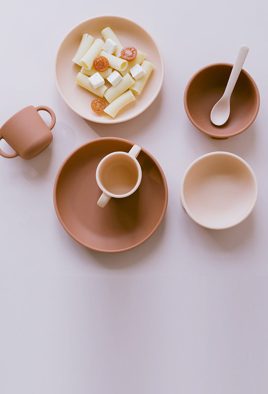 baby feeding silicon bowl and cup set