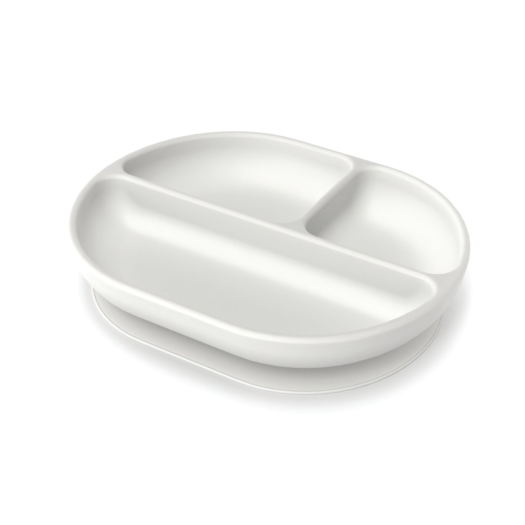 Silicone Divided Plate & Sippy Cup Set - Cloud EKOBO