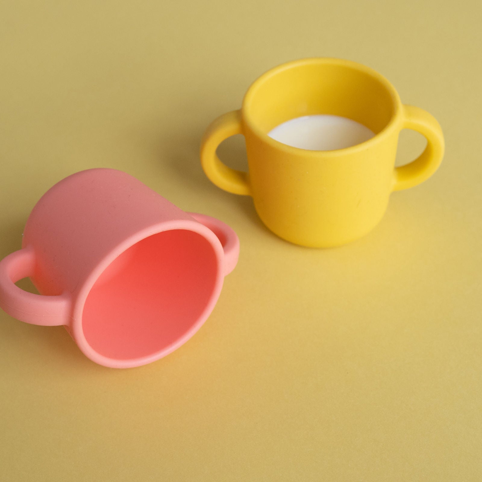 Silicone Sippy Cup with handles - Mimosa kids EKOBO USA