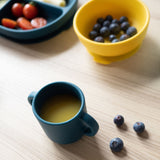 Silicone Sippy Cup with handles - Blue Abyss kids EKOBO USA