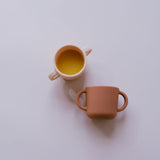 Silicone Sippy Cup with handles - Terracotta kids EKOBO USA
