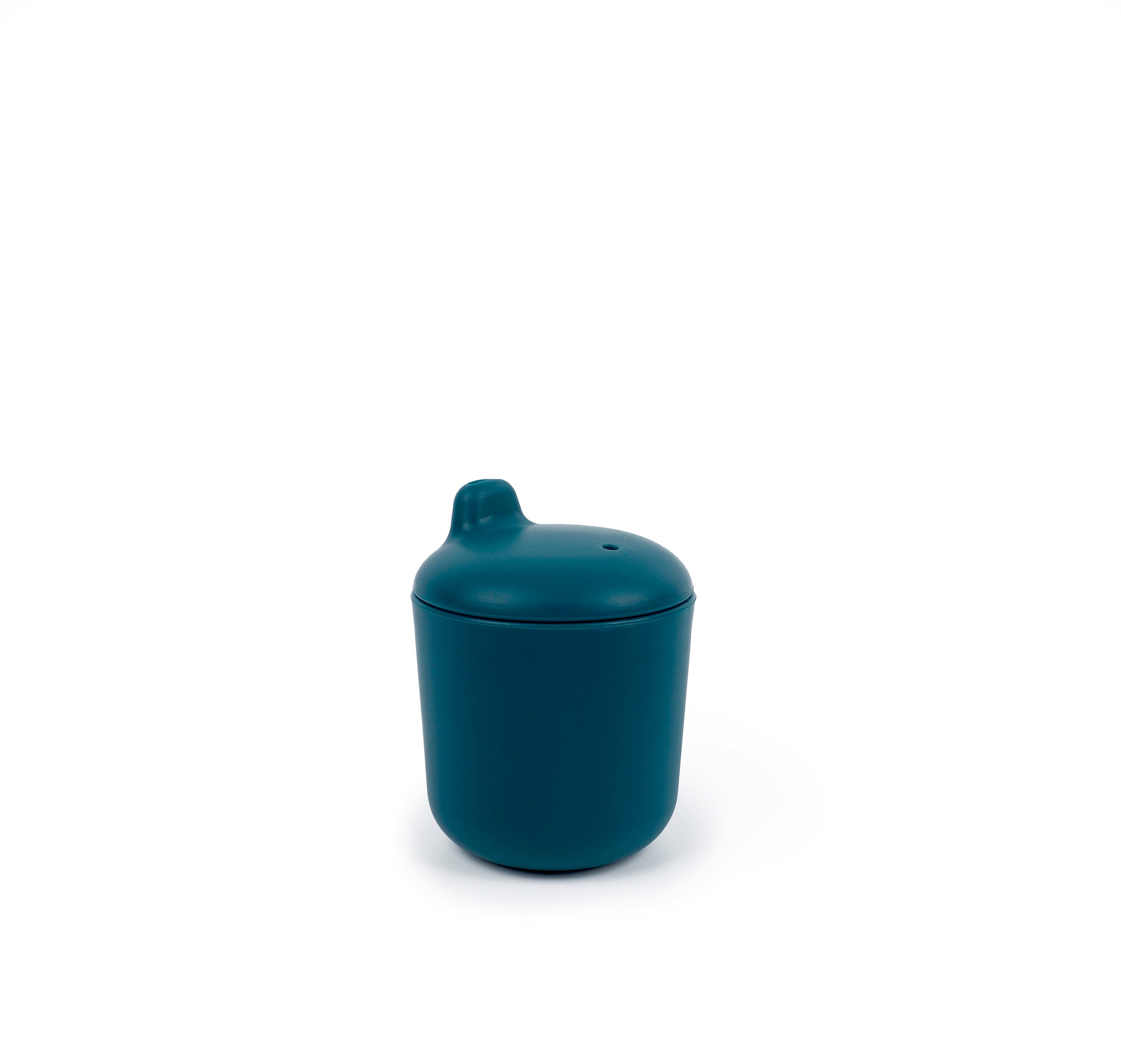 Silicone Divided Plate & Sippy Cup Set - Blue Abyss EKOBO
