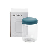 Food Storage Jar in Borosilicate Glass 500 ml - Blue Abyss EKOBO