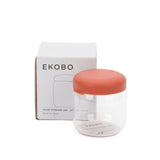 Food Storage Jar in Borosilicate Glass 350 ml - Terracotta EKOBO USA