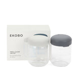 Food Storage Jar Set in Borosilicate Glass 180 ml - Cloud / Storm Kids EKOBO