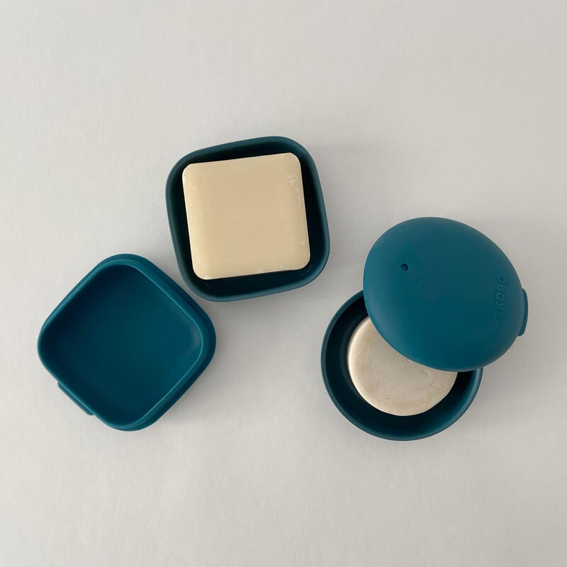 Round Travel Soap Box - Blue Abyss EKOBO USA