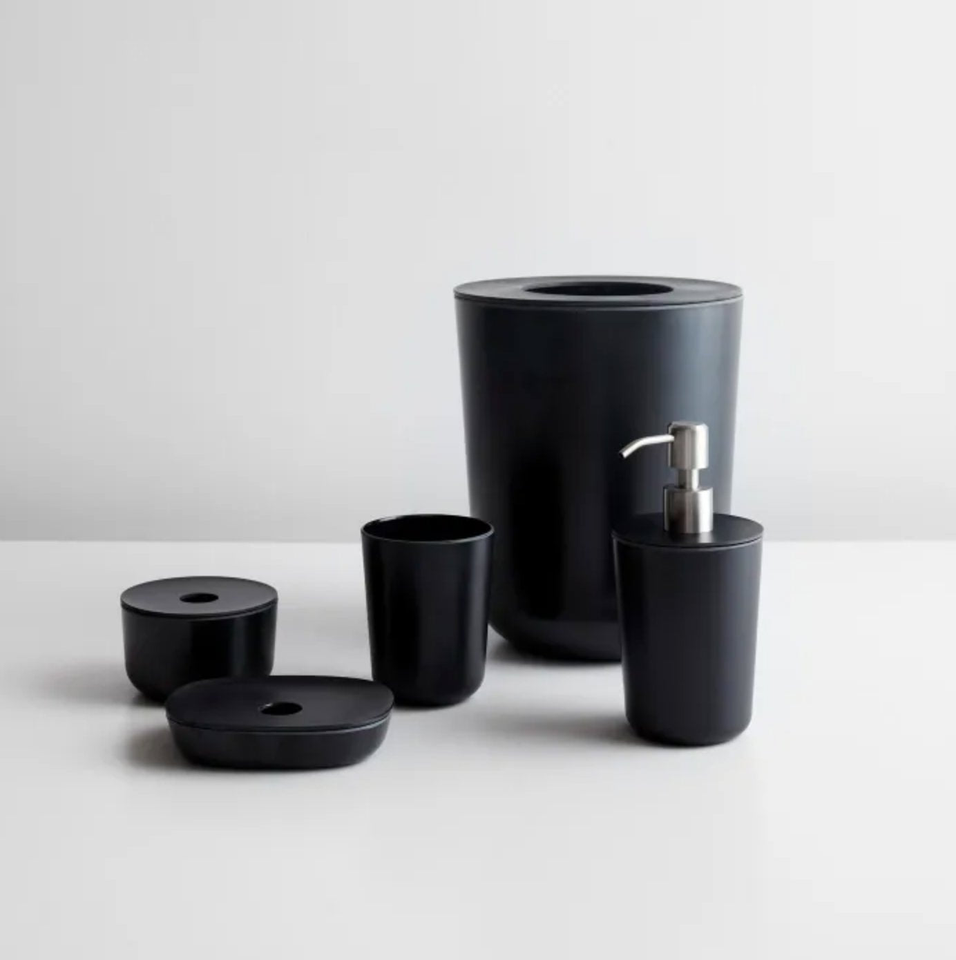 Bathroom Bin 4.5L - Black EKOBO