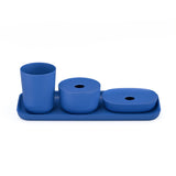 Bathroom Counter Set - Royal Blue EKOBO