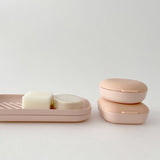 Round Travel Soap Box - Blush EKOBO USA