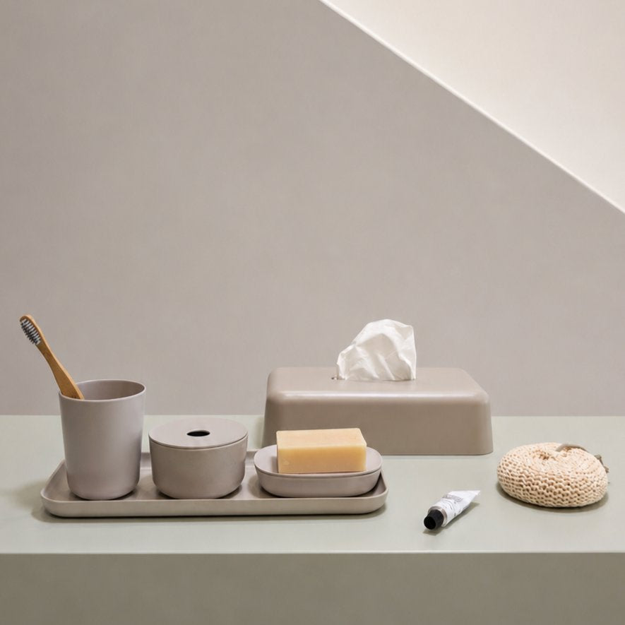 Rectangle Tissue Cover Box - Stone EKOBO