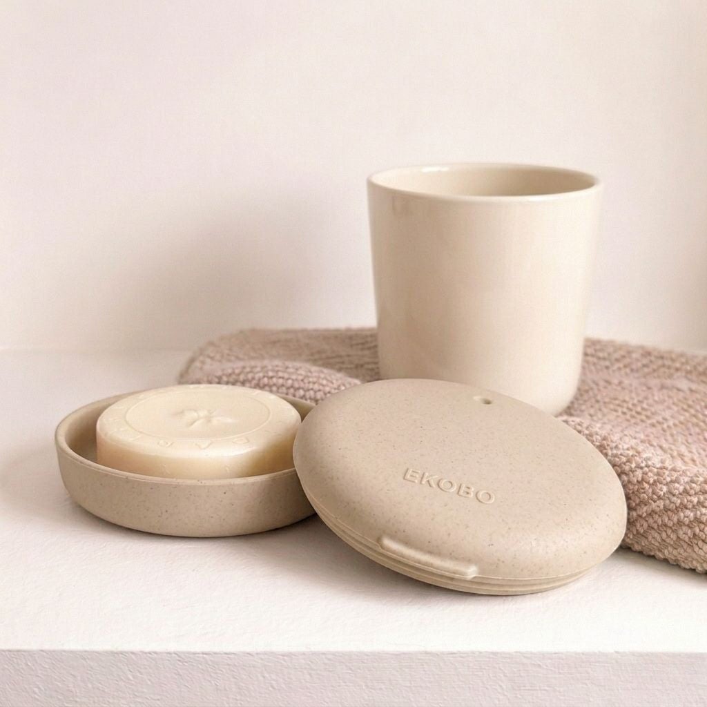 Oval Travel Soap Box - Sand EKOBO