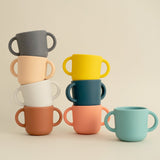 Silicone Sippy Cup with handles - Lagoon kids EKOBO USA