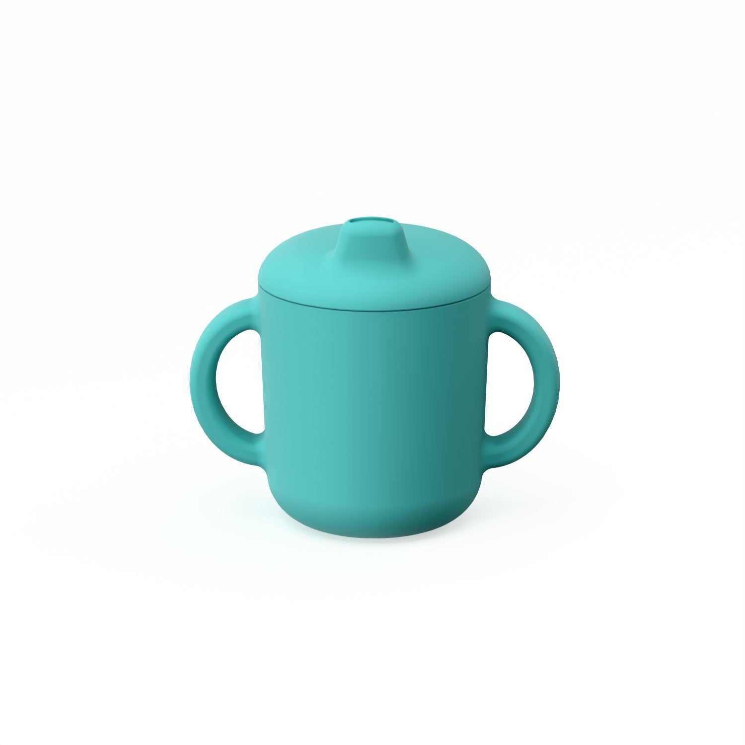 Silicone Sippy Cup with handles - Lagoon kids EKOBO USA