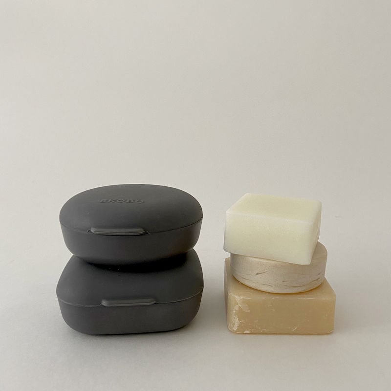 Square Travel Soap Box - Smoke EKOBO USA