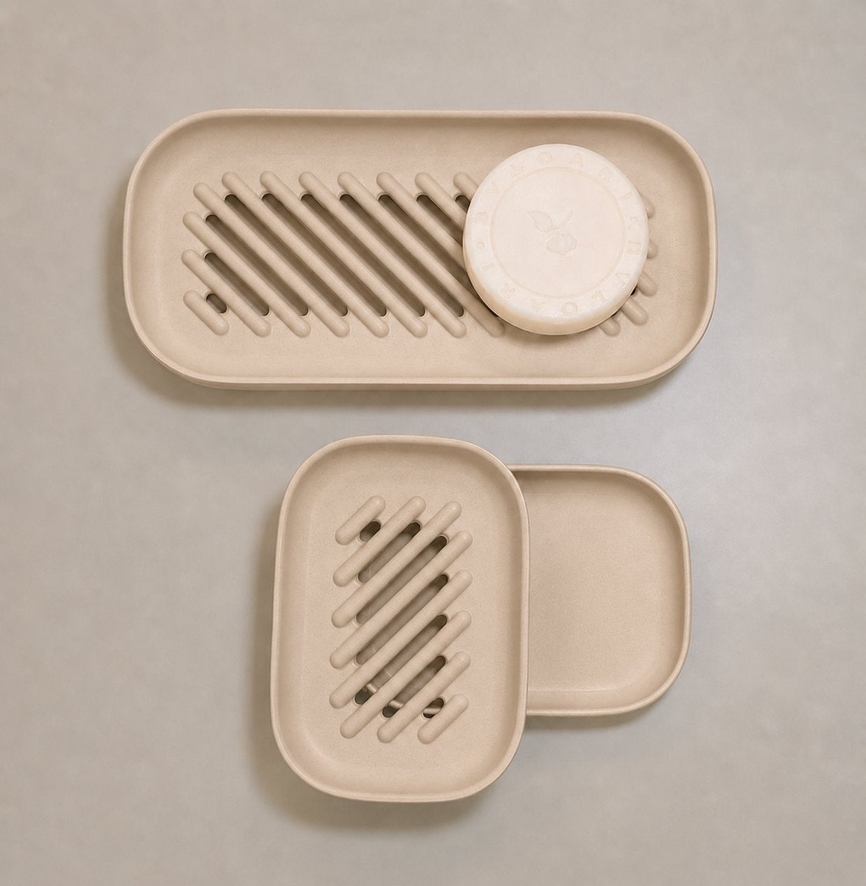 Self-Draining Soap Dish - Sand EKOBO