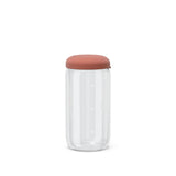 Food Storage Jar in Borosilicate Glass 750 ml - Terracotta EKOBO USA