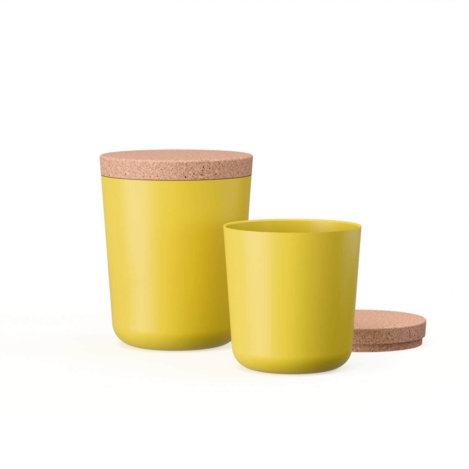 Duo Storage Jar XL + XXL - Lemon EKOBO