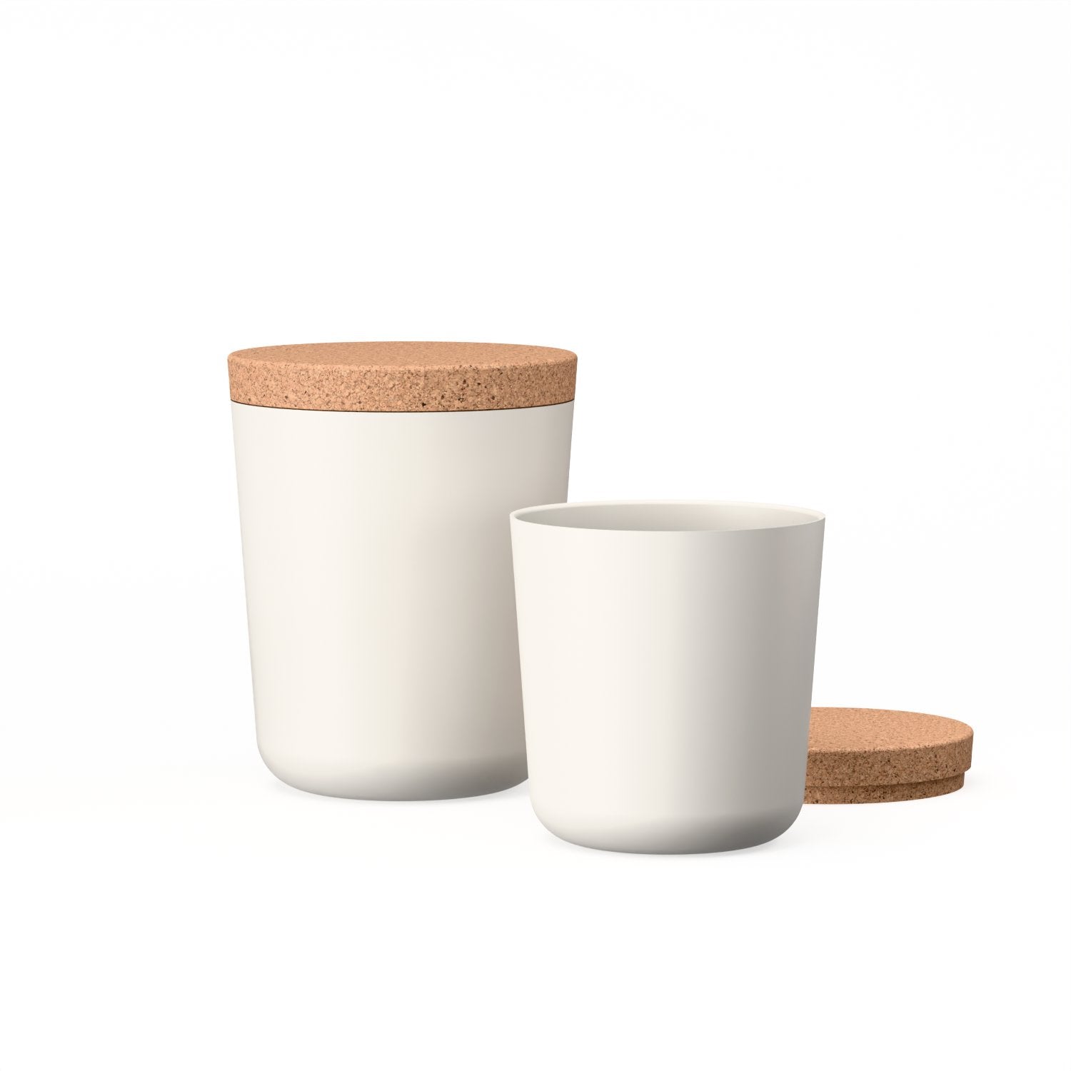 Duo Storage Jar XL & XXL - White EKOBO