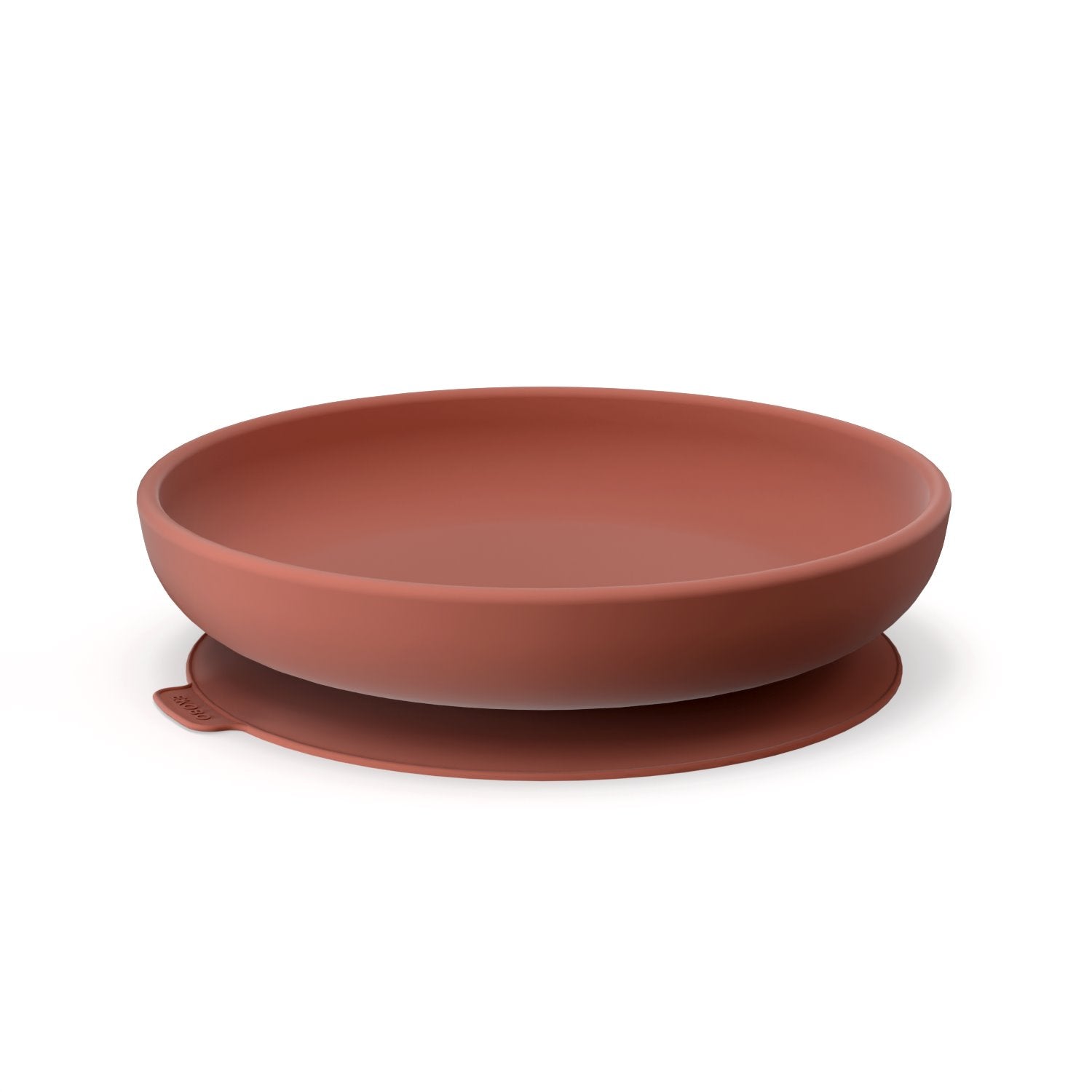 Bambino Silicone Suction Plate - Terracotta EKOBO USA