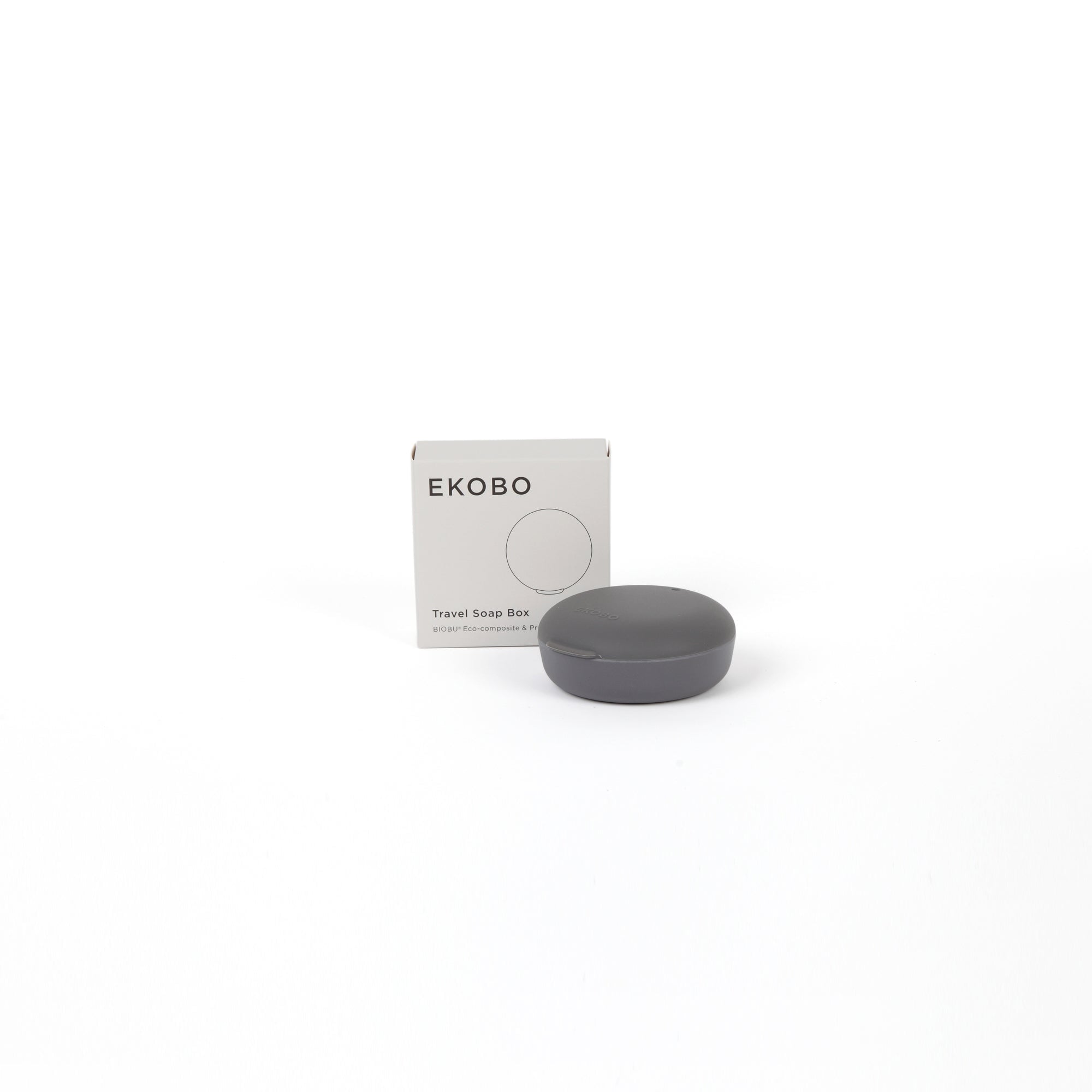 Round Travel Soap Box - Smoke EKOBO USA