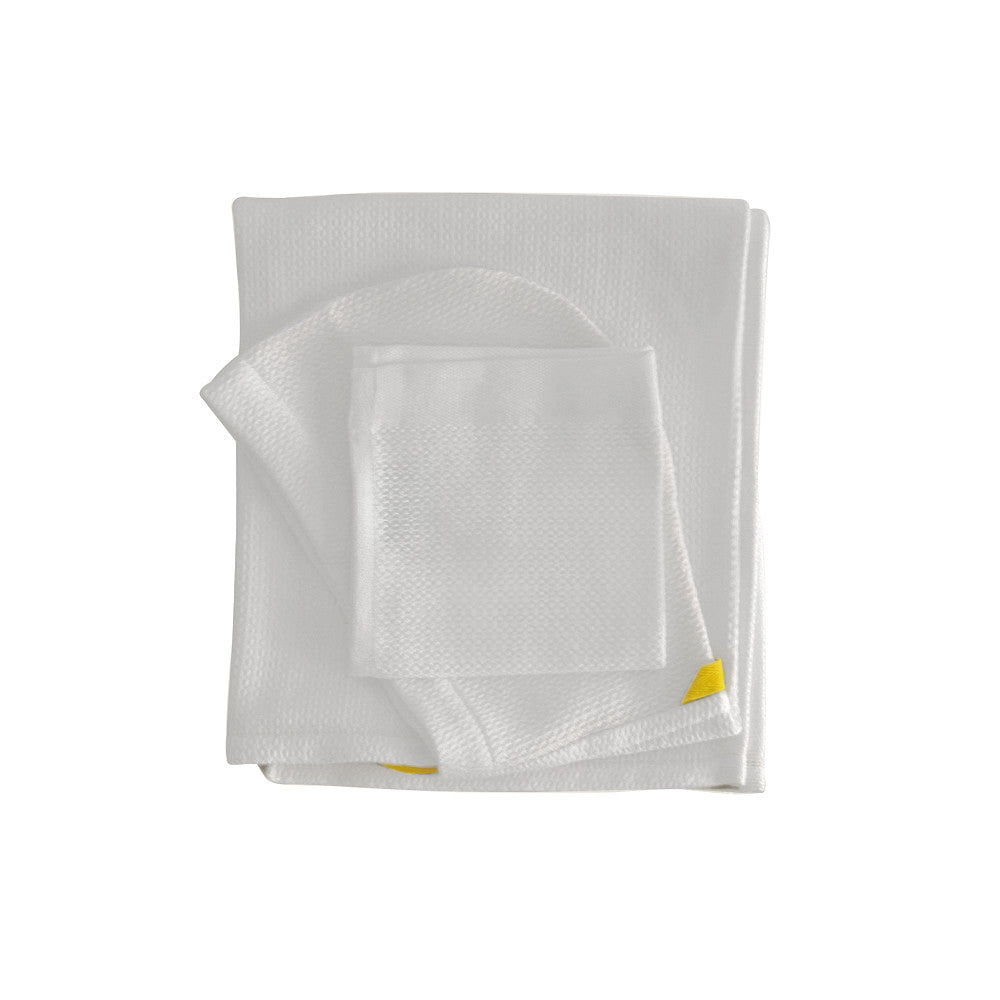 Organic Cotton Baby Hooded Towel Set - Pebble Kids EKOBO Pebble