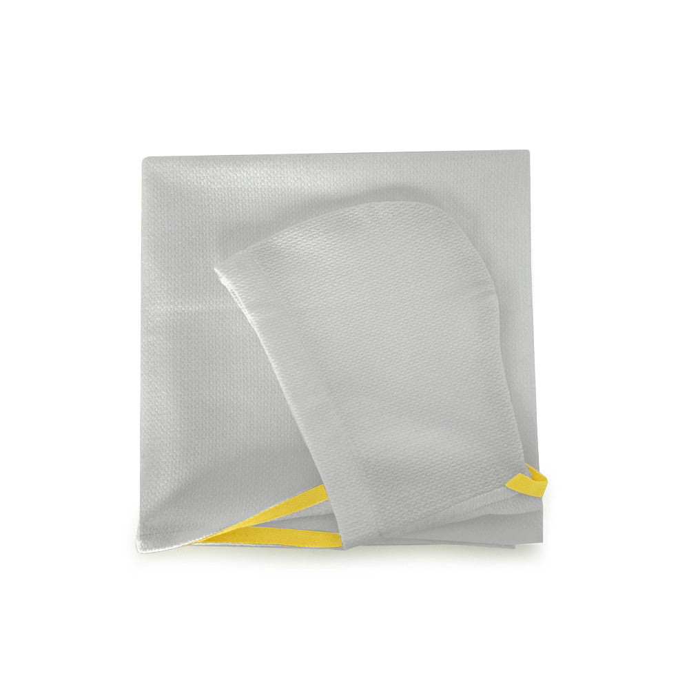 Organic Cotton Kids Hooded Towel - Pebble Kids EKOBO Pebble