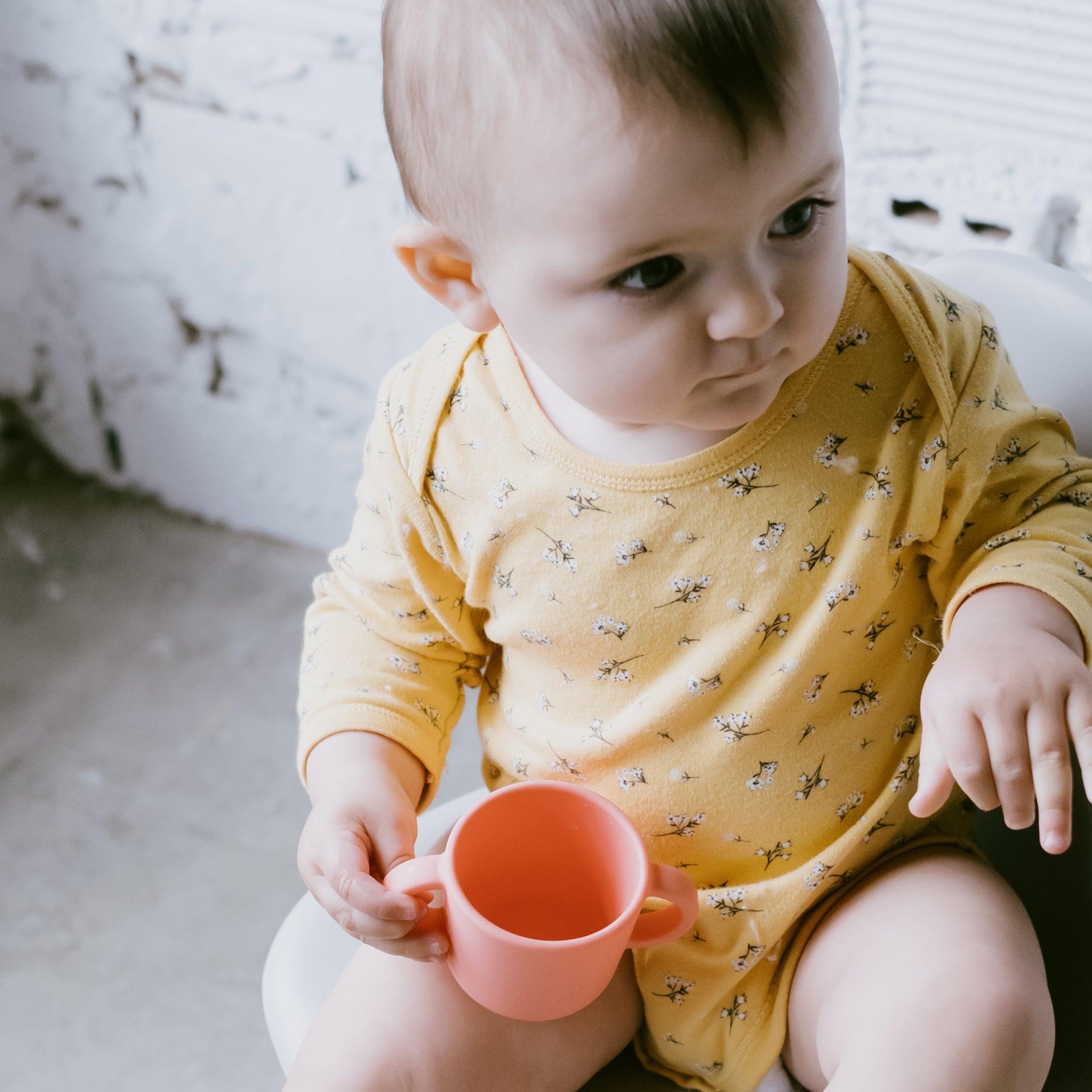 Training Cup Set - Mimosa / Coral kids EKOBO USA