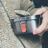 Stainless Steel Lunch Box with heat safe insert - Terracotta EKOBO