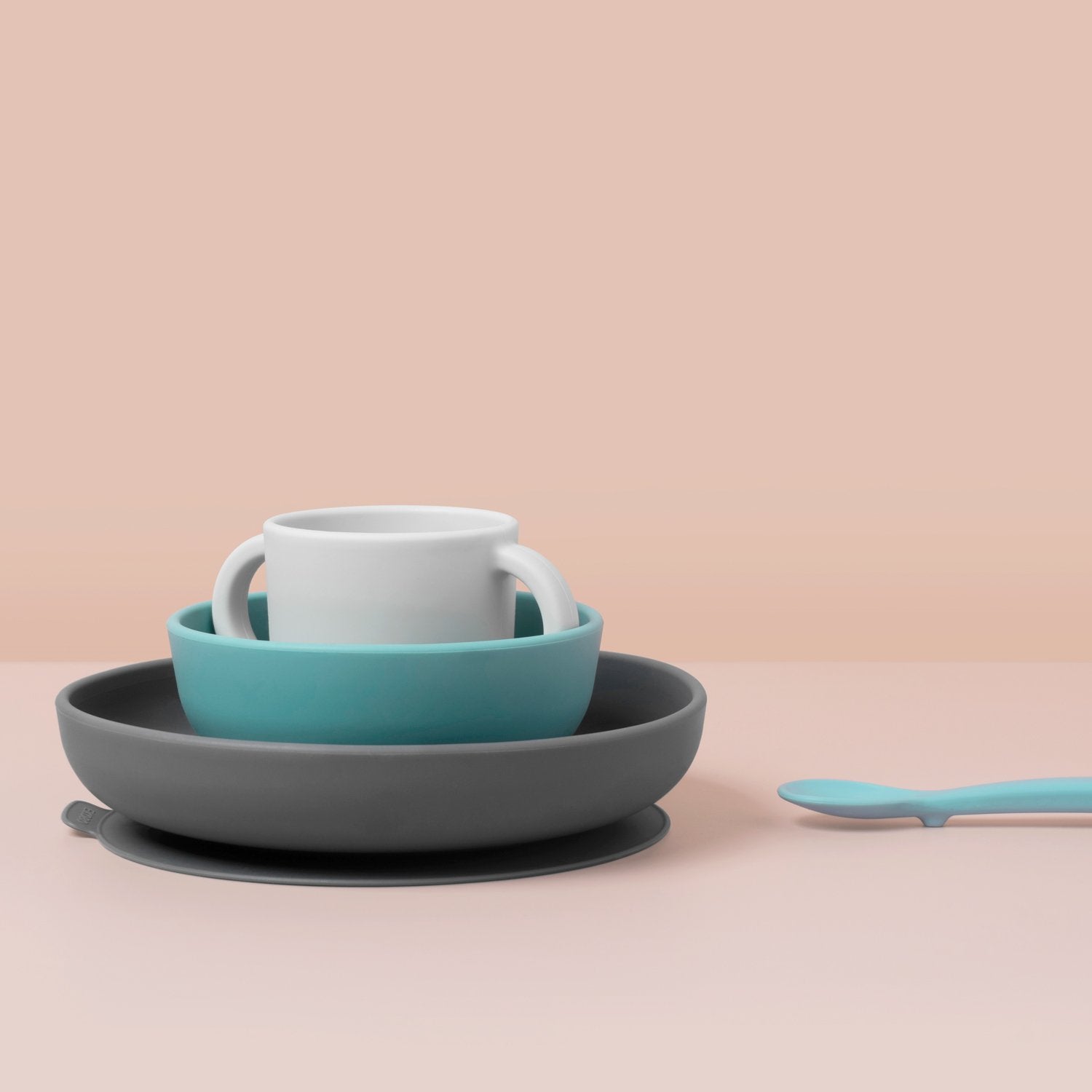 Silicone Baby Meal Set - Lagoon EKOBO USA Lagoon