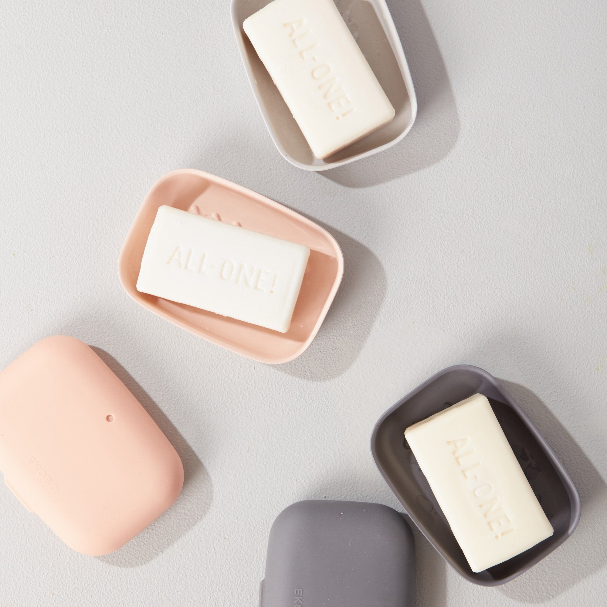Rectangular Travel Soap Box - Blush EKOBO USA