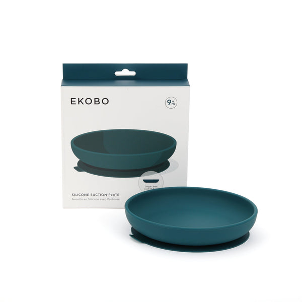 Silicone Suction Plate - Blue Abyss EKOBO USA 