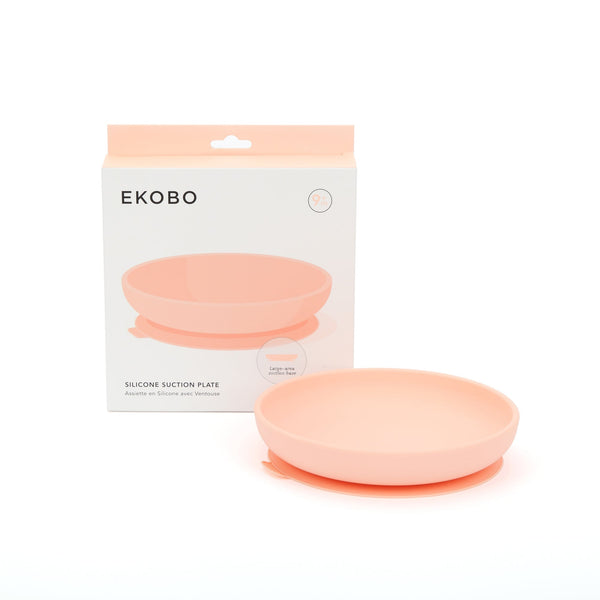 Silicone Suction Plate - Blush EKOBO USA 