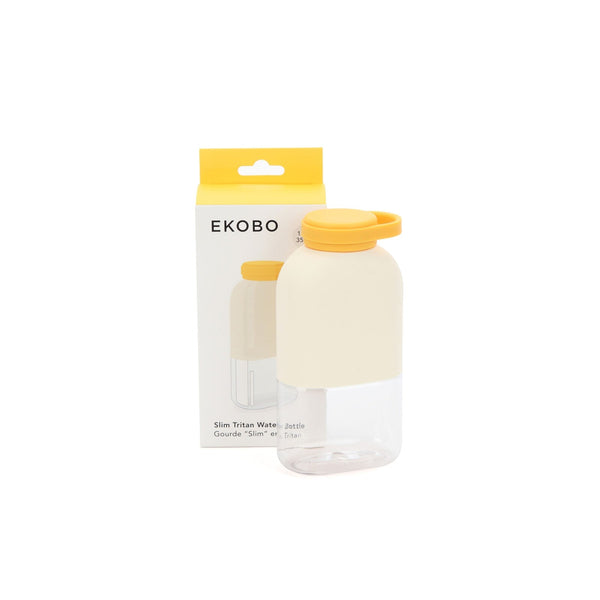 Slim Tritan Water Bottle 350ml Ivory / Mimosa EKOBO 