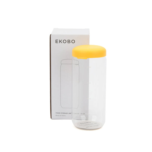 Food Storage Jar in Borosilicate Glass 1000 ml - Mimosa EKOBO