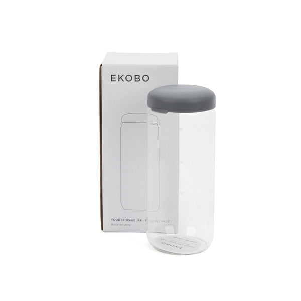 Food Storage Jar in Borosilicate Glass 1000 ml - Storm EKOBO USA