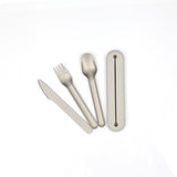 Stainless Steel Cutlery Trio with Silicone Case EKOBO 