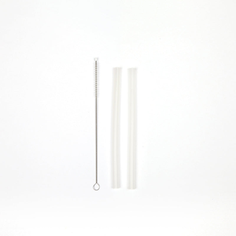Set of Reusable Silicone Straws EKOBO 