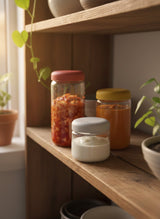 Food Storage Jar in Borosilicate Glass 750 ml - Terracotta EKOBO 