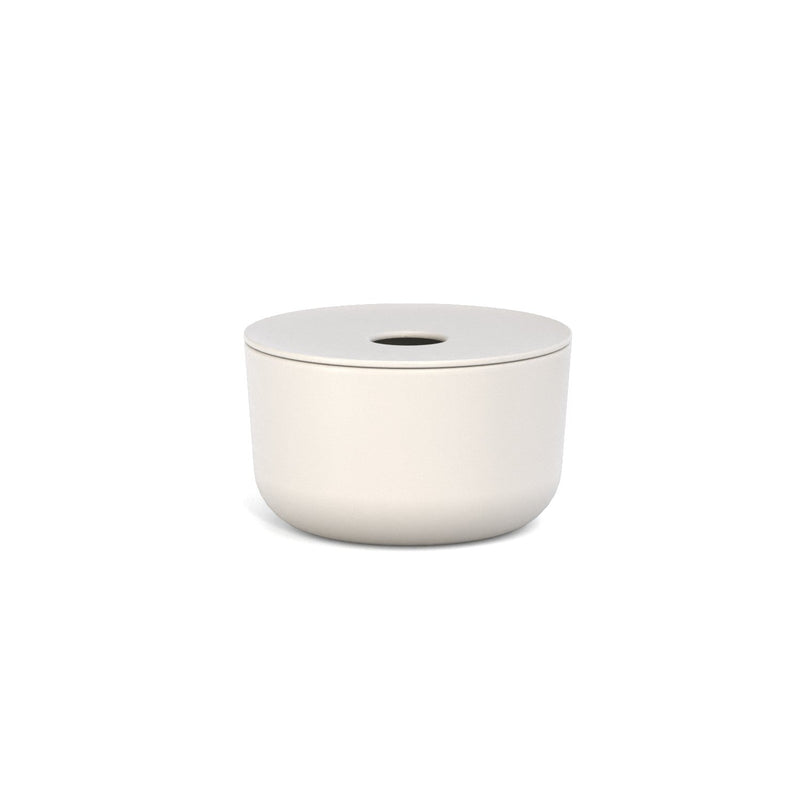 Bathroom Counter Set (Toothbrush Holder, Storage Box, Soap Dish & Tray) - White EKOBO 