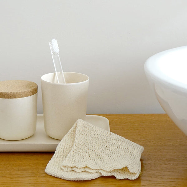 Bathroom Counter Set - Off White EKOBO 