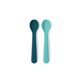Suction Plates & Silicone Spoons Set - Blue Abyss & Lagoon EKOBO 