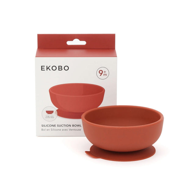 Silicone Suction Bowl - Terracotta EKOBO USA 