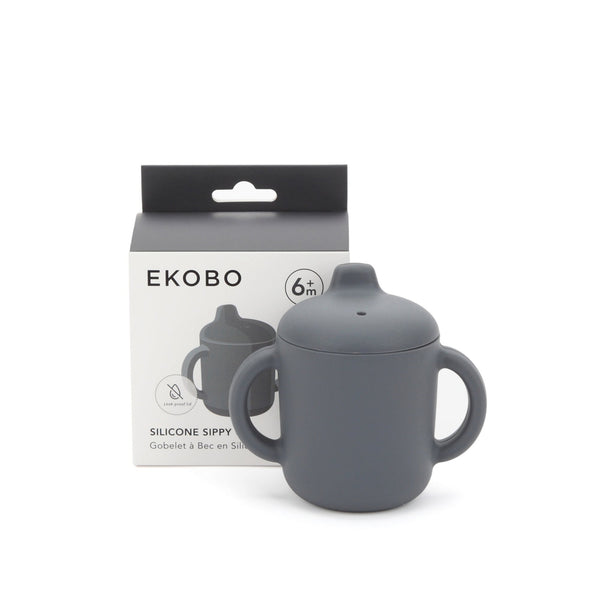 Silicone Sippy Cup with handles - Storm kids EKOBO USA 