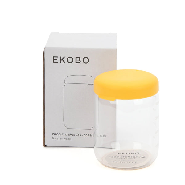 Food Storage Jar in Borosilicate Glass 500 ml - Mimosa EKOBO